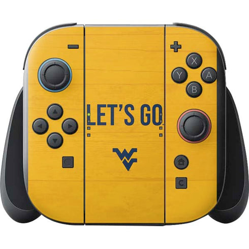 West Virginia University Mountaineers Nintendo Switch 2 (2025) with Joy-Con Skin